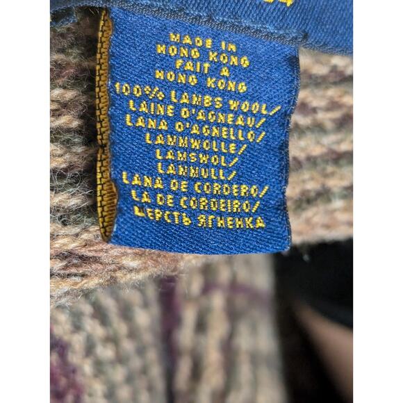 Ralph Lauren Rugby 100% Lambs Wool Grampacore, Sweatervest, Unisex. Sz Sm. - Picture 12 of 12